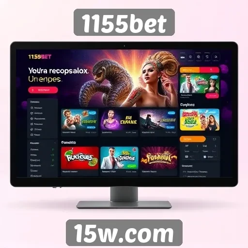 Análise da interface do usuário no site 1155bet